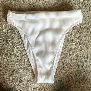 Hollister High Waisted White bikini bottoms